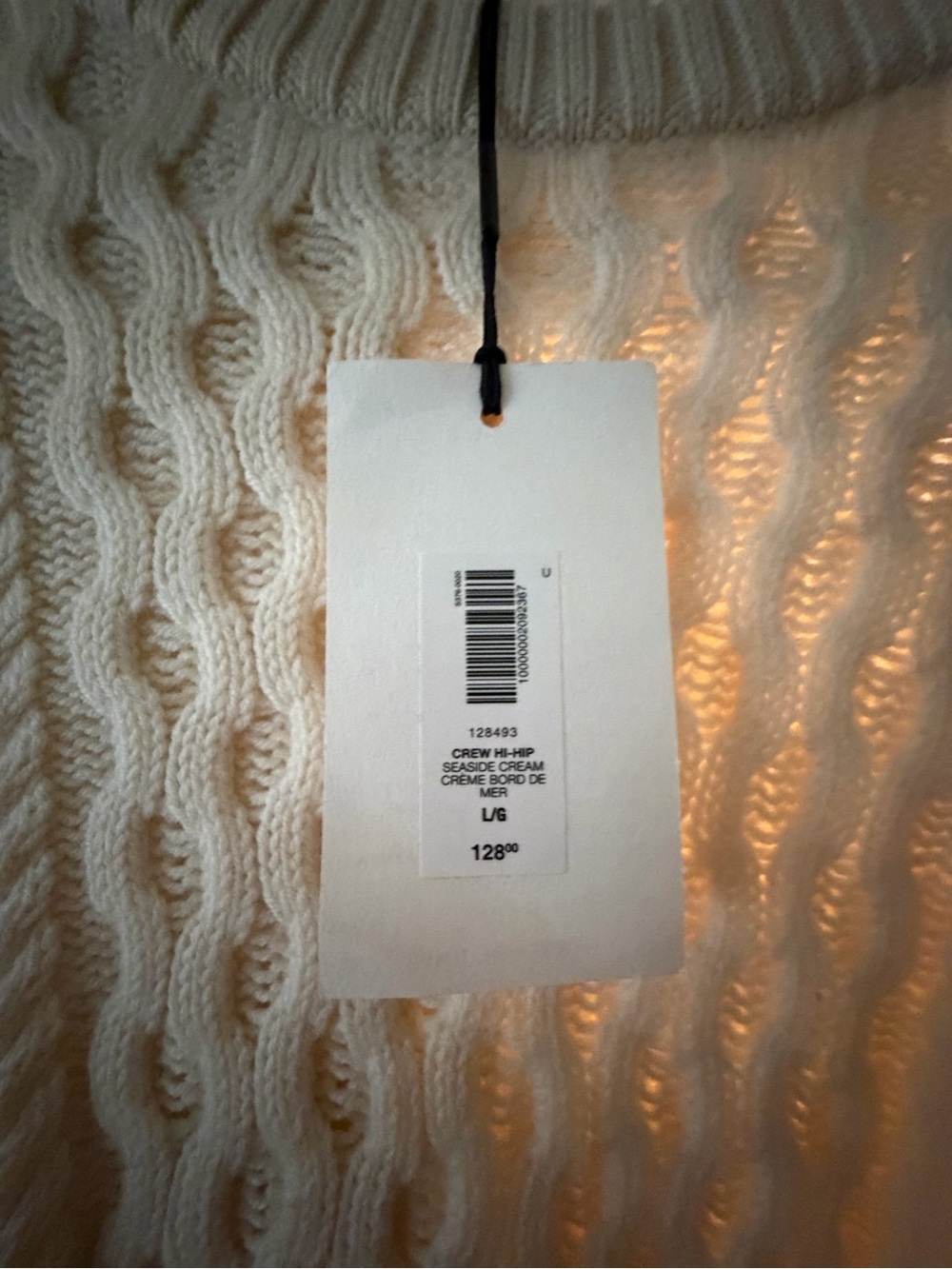 Aritzia Heritage Knit Merino Wool Crew High-Hip Sweater - Picture 6 of 7